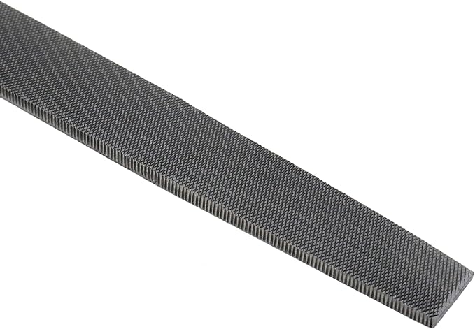 6inch Length Flat File, High Carbon Steel Hand File with Ergonomic Handle for Removing, Refining, Shaping and Scraping Projects