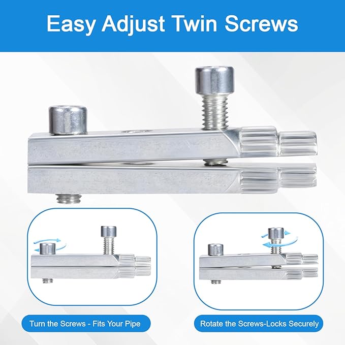 Premium Easy-Out Stripped Screw Extractor Set – High-Quality Carbon Steel Tool Set, Suitable for 1/2" to 1" Damaged Screws, Broken Water Pipes and Bolts, an All-in-One Removal Tool Set