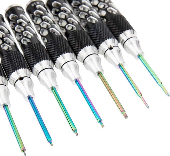 MEUS RACING RC Hex Screwdriver Phillips Screwdriver Tool Set for Axial 1/24 SCX24 Traxxas 1/18 TRX4M 1/18 1/24 RC Crawler Car (Type B)