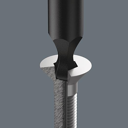 Wera 05118106001 Kraftform Micro 2052 Ballhead Hexagon Electronics Precision Screwdriver, 7/64" Head, 60mm Blade Length