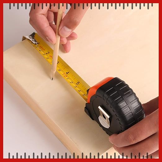 LICHAMP Tape Measure 30-Foot, 2 Pack Bulk Easy Read Measuring Tape Retractable Metric/Fractional, Measurement Tapes 29.5FT/9M by 1-Inch