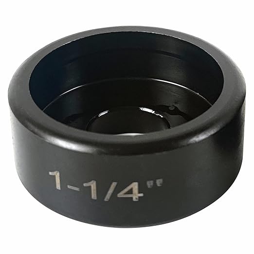 AMZCNC 1-1/4" Conduit Punch and Die for Hydraulic Knock Out Driver 3/4"-16UN Thread ((Conduit Hole Size) 1-1/4")(Actual Hole Size: 1.7")