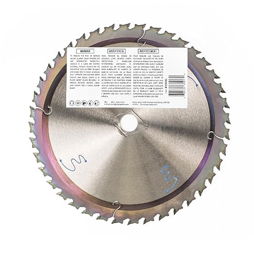 Circular Saw Blade Woodworking TA Series 7-1/4" 40-Tooth Arbor: 5/8", for Finishing/General Purpose Wood Cutting, Anti-Thermal Adhesion Coating on Cutting Head -TA, 7-1/4" 40T TA
