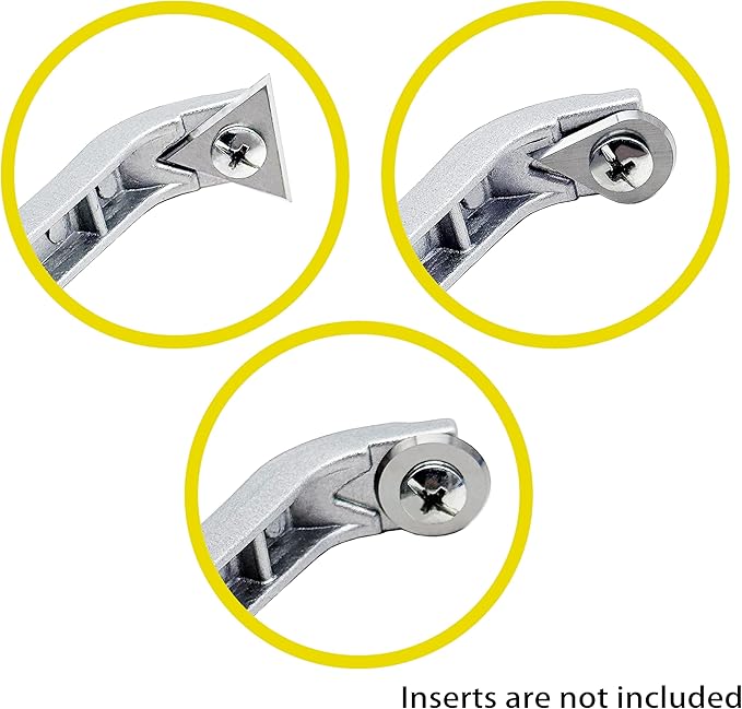 LU&MN Carbide Scraper Tool ??1-INCH Tungsten Carbide Triangular Blade, Heavy-Duty Paint, Glue & Putty Remover with Ergonomic Non-Slip Handle