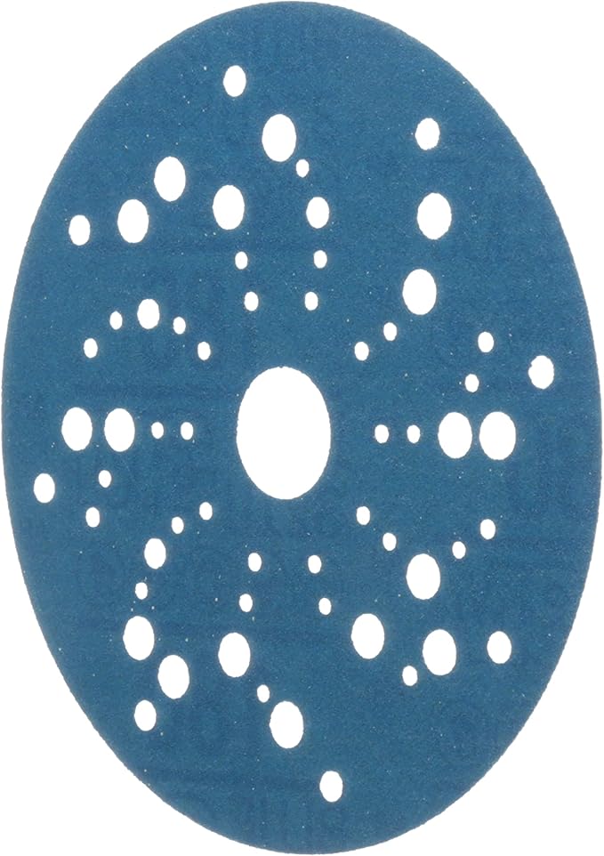 3M Hookit Blue Abrasive Disc 321U Multi-hole, 36161 5 in 180 50 discs per carton