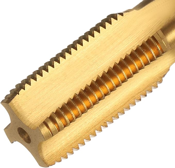 uxcell Metric Thread Tap M14 x 1.25 H2 160mm Straight Flute Screw Thread Milling Machine Taps Threading Tapping Repair Tool