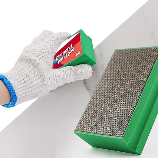Diamond Hand Polishing Pads Electroplated Diamond Tools Pad for Granite MarbIe Stone Glass 60 Grit