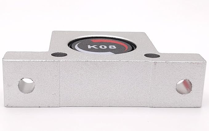 (Pack of 10) K 1/4'' K8 Thread Pneumatic Vibrator Power Concrete Vibrator Ball Type Aluminum Alloy Air Turbine Oscillator with Silencer
