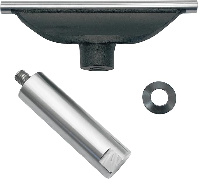 6" Tool Rest with 1" Diameter Total Length 4" Post, Woodlathe Heavy Duty Round Bar Straight Tool Rest.