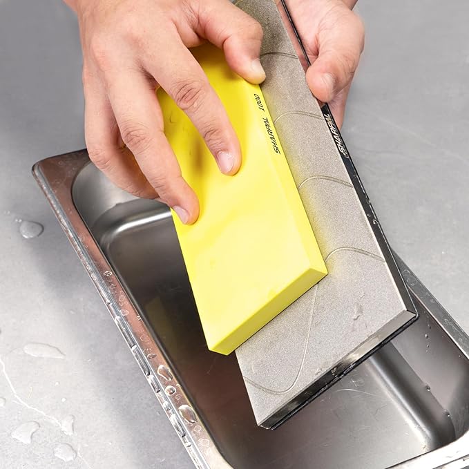 SHARPAL 145H 10 x 4 Inch Diamond Lapping Plate, Whetstone Flattener, Extra Coarse 220 Grit for Coarse Sharpening and Flattening Stones, Fix & Re-levelling any Whetstone and Sharpening Stones