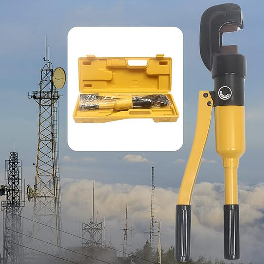 8 Ton 4-16mm Hydraulic Rebar Cutter&Benders Professional Handheld Hydraulic Rebar Cutter w/Box Steel Bolt Chain Cutting Tool for Roll Cages Can Cut Screw Thread Steel (Shear Area Max: 16mm/0.63in)