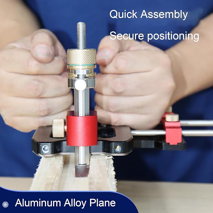Aluminum Alloy Hand Planer - Depth Adjustable with Incisive Blade, Ideal for Woodworking Projects