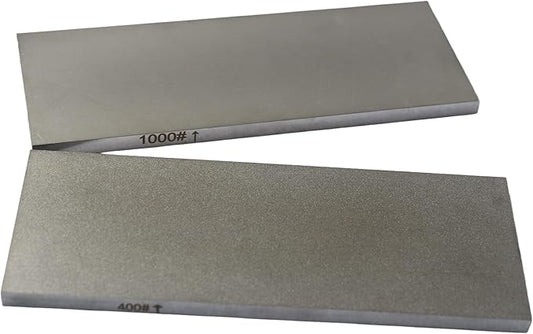 CBN Sharpening Stone 8 inch Double-sided Whetstone Knife Sharpener 8??x 3?? for Sharpening High Speed Steel,Special Steel,for Both Household and Professional Use (400/1000 Grit)