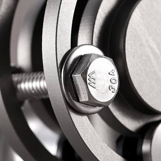 5/16-18 x 1-1/4" Hex Head Screw Bolt, 10Pcs 18-8 (304) Stainless Steel, Fully Threaded, Plain Finish, by SG TZH