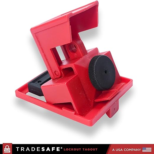 TRADESAFE Circuit Breaker Lockout Device, 3 Pack, 480/600 Volt, Clamp-on Breaker Lock Out Device, OSHA Compliant, Premium Grade, Large
