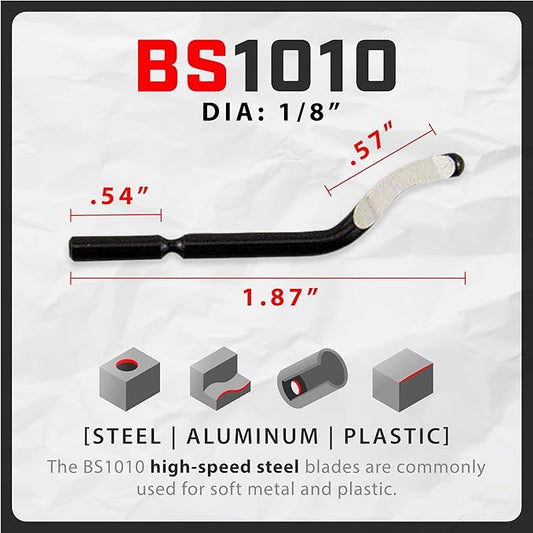 AFA Tooling - Deburring Tool & 2 Countersink Hand Reamers with 10 Blades - Works on Metal, Resin, PVC Pipes, Copper, Plastic and 3D Printed Edges - Plumbing & 3D Printing Burr Removal Reamer Tool