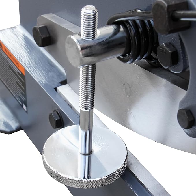 KAKA INDUSTRIAL Sheet Metal Cutter 8-Inch | 0.51 inch Round Bar Capacity | HS-8 Manual Plate Shear Bench-Mounted for Steel Plates and Bars