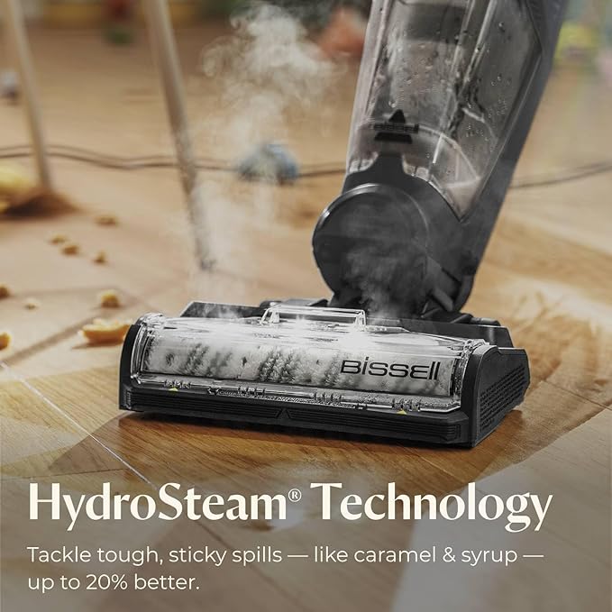 BISSELL짰 CrossWave짰 HydroSteam??Wet Dry Vac, Multi-Purpose Vacuum, Wash, and Steam, Sanitize Formula Included, 35151