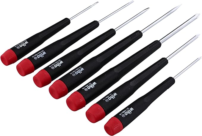 Wiha 26197 Precision Slotted and Phillips Screwdriver Set, 7-Piece