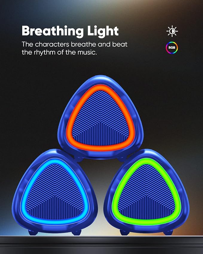Bluetooth Speaker with HD Sound, Portable Wireless, IPX5 Waterproof, Up to 20H Playtime, TWS Pairing, BT5.3, for Home/Party/Outdoor/Beach, Electronic Gadgets, Birthday Gift (Blue)