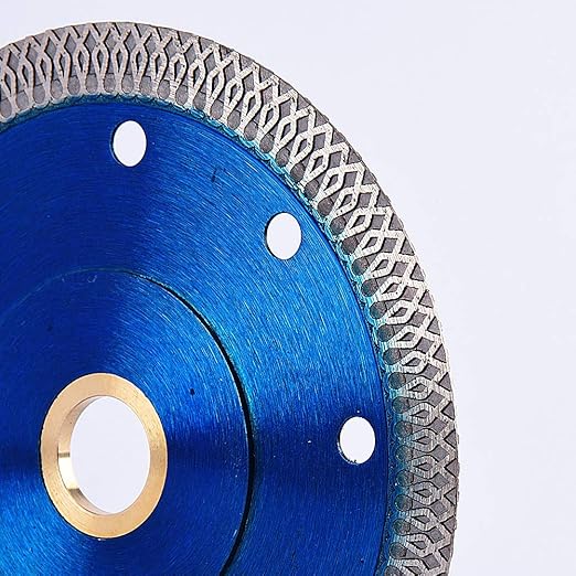 GoYonder 4.5 Inch Super Thin Diamond Saw Blade for Cutting Porcelain Tiles,Granite Marble Ceramics (4.5" -Blue (10 pcs))