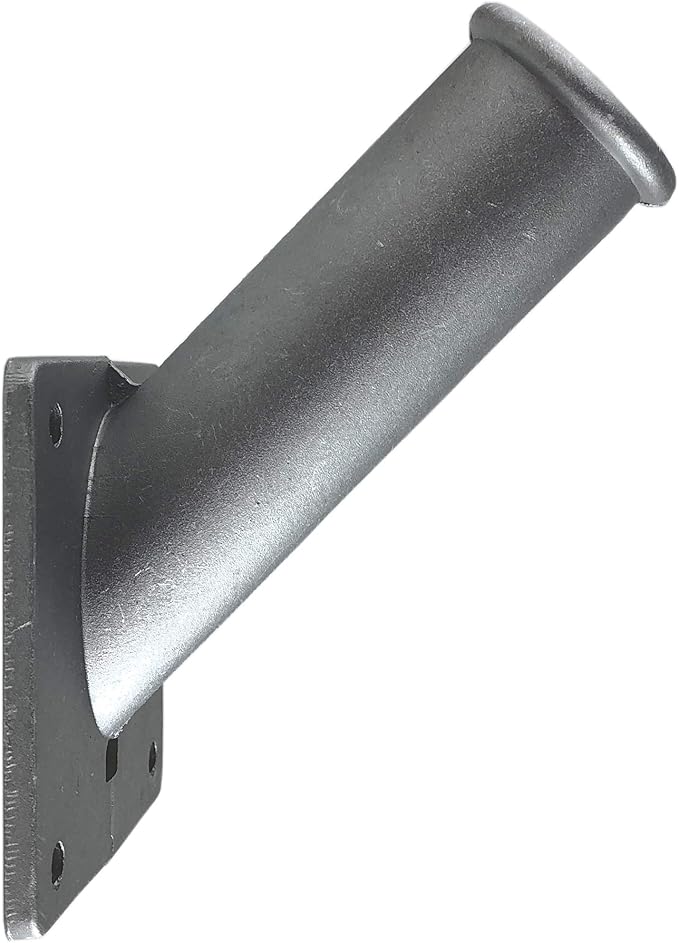 Aluminum Flag Pole Bracket Mount - Fits Most 1.25 Inch Flag Poles - Gray