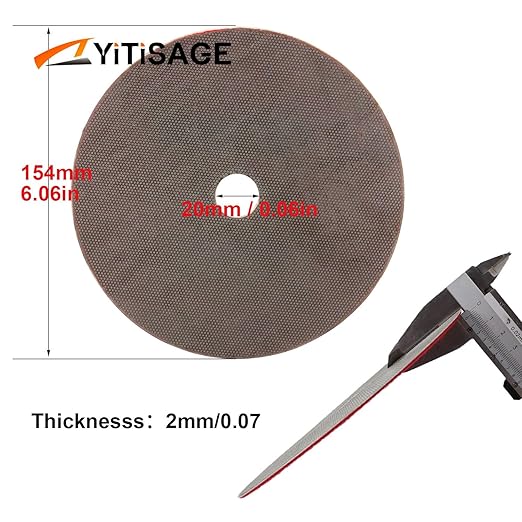 6 Inch Electroplated Diamond Grinding/Polishing Pads Sanding Granite Concrete Glass Metal Stone Grinding Disc(grit 400-1pc)