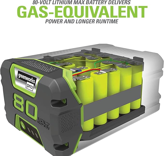 Greenworks 80V Brushless Cordless Yard Tool Combo Kit with 2.0Ah Battery & Rapid Charger ??16" Dual-Line String Trimmer and 500 CFM / 125 MPH Leaf Blower, Variable Speed, 4-Year Warranty