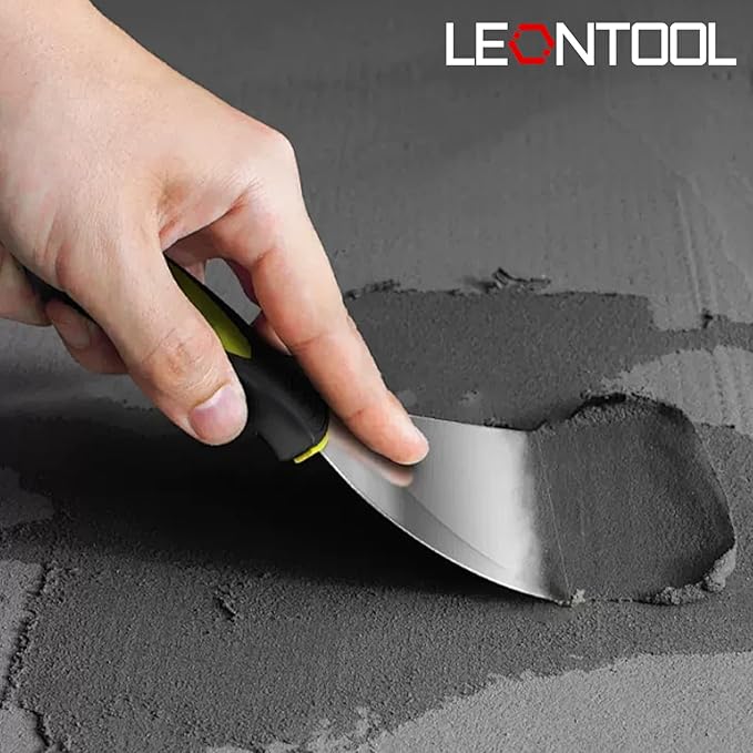 4 Pack Putty Knife Scraper Tool 1.5" 3" 4" 6" Stainless Steel Paint Scraper Spackle Knife Set for Repairing Drywall, Removing Wallpaper, Mud, Plaster Scraping, Drywall Tools Taping Knife Tool