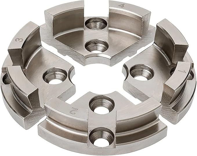 BMT-JS70N 70mm Dovetail Jaws for Woodturning Lathe Chucks, Extended and reverse dovetails handle both bowls and spindle workpieces, Compatible with Super NOVA 2, G3.