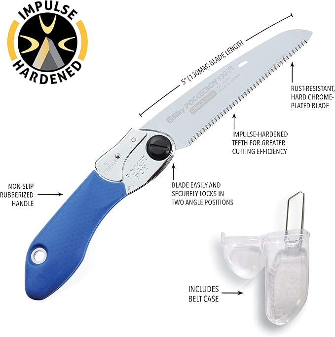Silky Professional Series PocketBoy Folding Saw 130mm Fine Teeth (342-13)