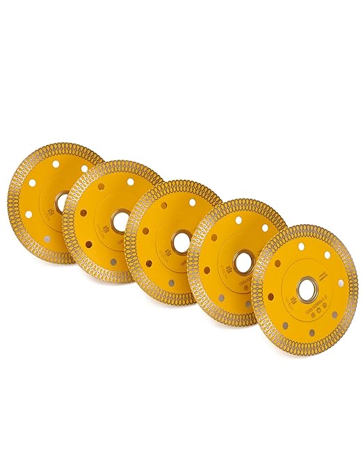 5Pcs/Box 4 Inch Super Thin Porcelain Saw Blade Tile Blades for Cutting Granite Marbles Tiles (4-5pcs)…