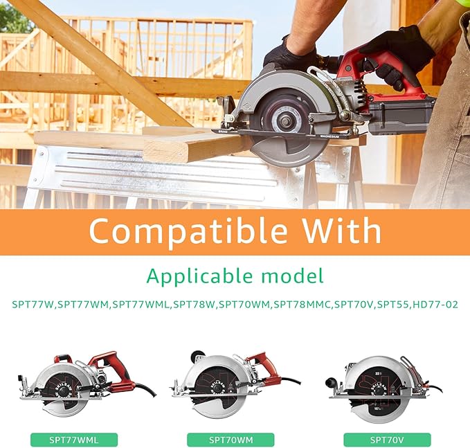 95104L Circular Saw Cord Replacement Assembly竊똂ompatible with SKILSAW Worm Drive Saw SPT78W SPT77WM Circular Saw Power Cord Parts,pertain for SKIL Saw Power Cord Parts Tool Replacement Assembly