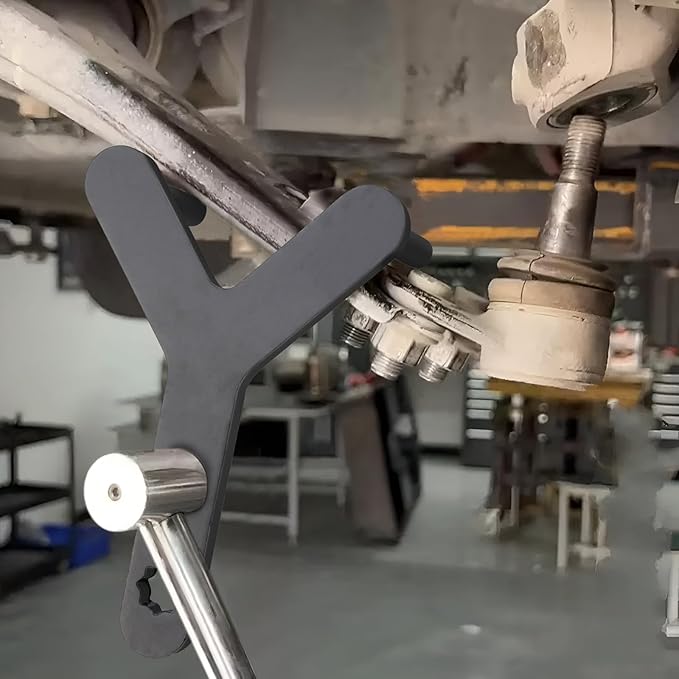 2Pcs Lower Control Arm Prying Tool, Control Arm Tool Suspension Arm Lever, Compatible with 1/2" Drive Extension Breaker Bar
