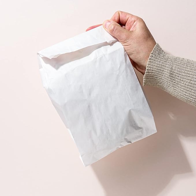 MT Products Kraft White Bread Bags 10 lb. - Disposable Paper Bags (Pack of 50) - Made in the USA