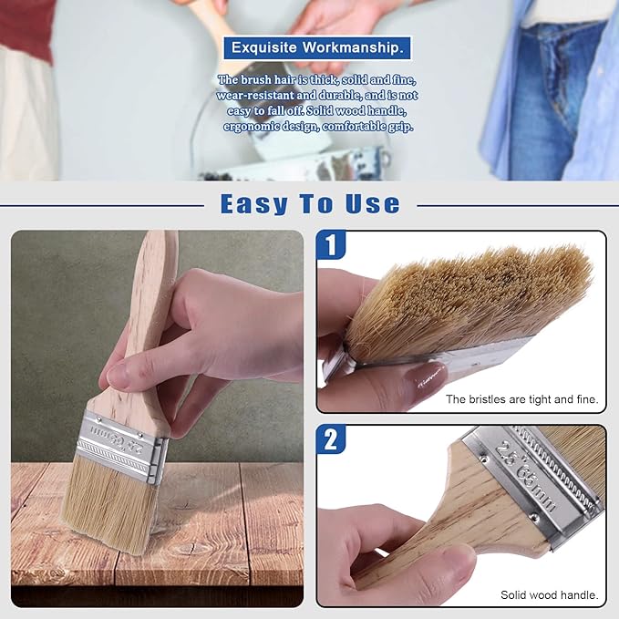 Glarks 16Pcs 120 Grit Sanding Sponge Kit 15Pcs 10x7x2.5CM Washable and Reusable Sanding Blocks and 1Pc Paint Brush Ideal for Wood Working, Drywall Metal Polishing