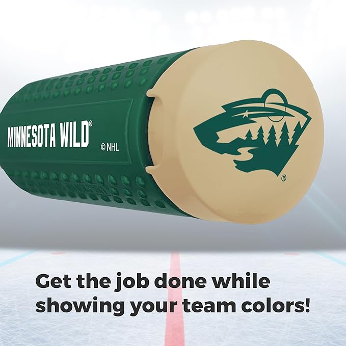 MEGAPRO짰 NHL짰 Team Edition Multi-bit Screwdriver | Officially Licensed NHL짰 Gear | Durable, Ergonomic, Pro-Grade Screwdriver (Minnesota Wild짰)