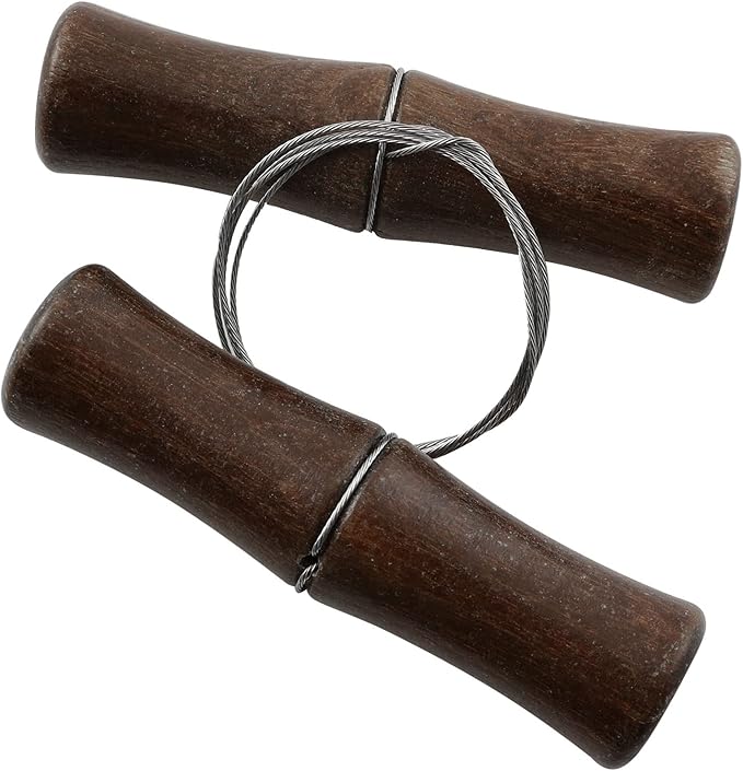 LQ Industrial Clay Cutting Wire Stainless Steel Clay Wire Cutter with Wooden Handle Ceramics Wire Tool L Size