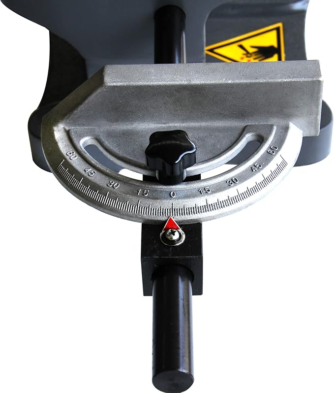 KAKA Industrial Throatless Sheet Metal Shear, 16-Gauge Manual Bench Cutter MMS-3 for Steel Plate, Fabrication and Hobby Workshops