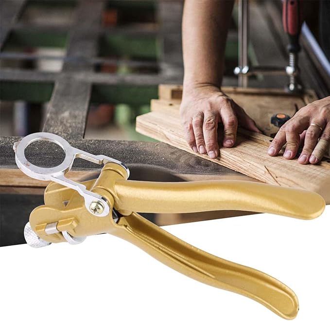Saw Set Plier, Hand Saw Setting Tool with Magnifier, Woodwork Hand Tools for Woodworking, 18 X 7 X 4cm