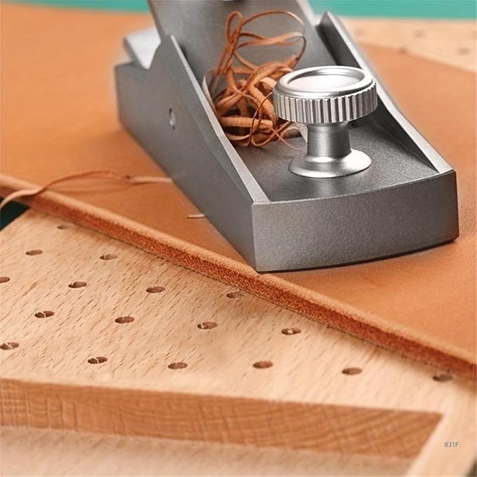 Jerliflyer Mini Woodworking Hand Planer, Flat Plane Woodcraft Hand Tool, Adjustable Bench Plane for Wood Smoothing Craver