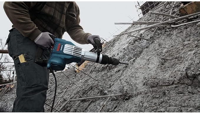 BOSCH DH1020VC Inline 15 Amp SDS-Max Demolition Hammer with Vibration Control