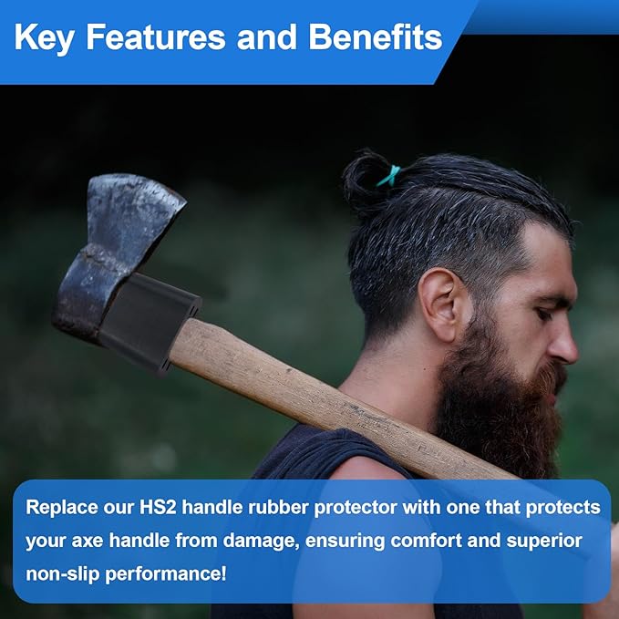 Hammer Handle Protector for Sledge Hammer and Axes,Hammer Saver Prevents Overstrike Damage to Handles