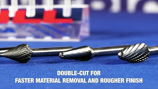 Drill America 11 Piece Carbide Burr Set, DUL Series