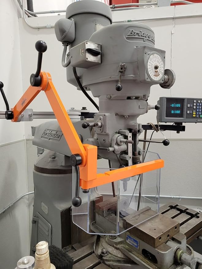 Ram Mount Milling Machine Safety Guard, Standard Model, No Interlock. Part # MG-3 by ATS Machine Safety Solutions