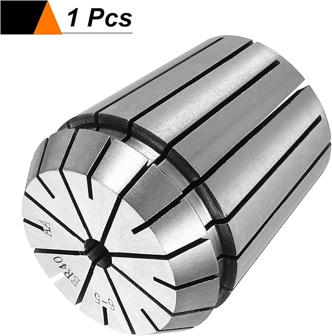 HARFINGTON Spring Collet Chuck ER40 6mm 65Mn Spring Steel Precision Router Collets for CNC Engraving Milling Lathe Tool