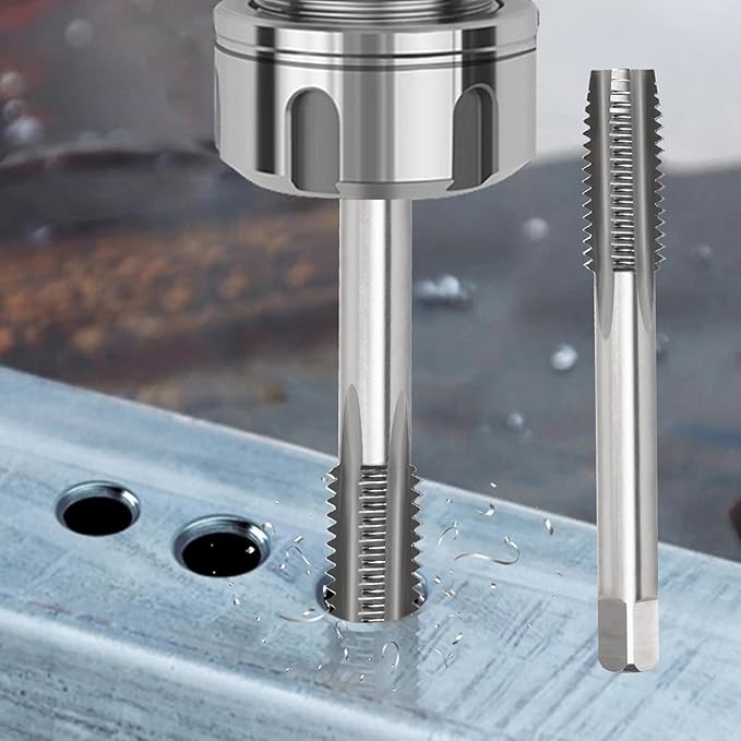 5/16-18 UNC Thread Tap, HSS Machine Tap Right Hand, Straight Fluted Thread Milling Taps, 1 PCS