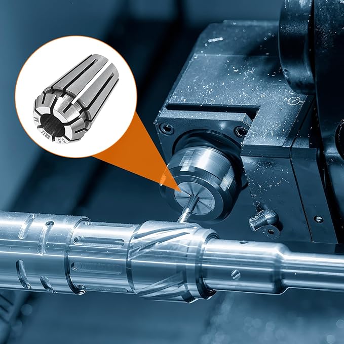 HARFINGTON Spring Collet Chuck ER11 5.5mm 65Mn Spring Steel Precision Router Collets for CNC Engraving Milling Lathe Tool