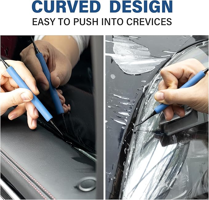 Gomake Stainless Steel Lifting Seals Tool for Tucking Vinyl Wrap Along Trim or Molding Area,Car Wrapping,Vinyl Sign,Window Film Installing