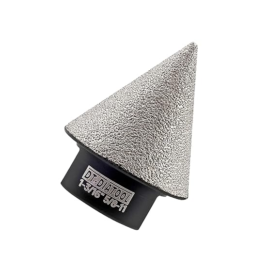 DT-DIATOOL Diamond Beveling Chamfer Bit 1-3/16 Inch for Tile Porcelain Ceramic Granite Marble Existing Holes Enlarging Polishing Shaping Trimming Repairing